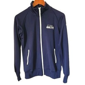 Seattle Seahawks Nike Jacket Women L Dri-FIT Full Zip NFL Team Running Element
